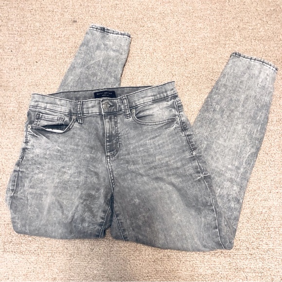 Grey BR stretchy skinny jeans - Picture 1 of 8